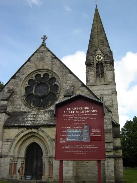 Christ Church Appleton le Moors The spire of this village church is nearly 30 metres high