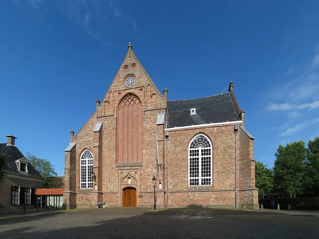 The Grote of Jacobijnerkerk, a thirteenth century church in Leeuwarden, the capital of the Dutch province of Fryslân.