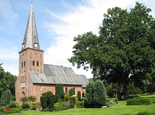 Ev.-luth. church Sunte Oluf (St. Olav) in Breklum, Germany