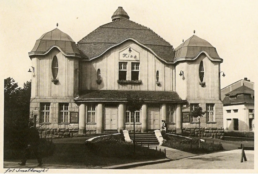 Building of cinema "Wanda" in Bielsko-Biała, Poland.