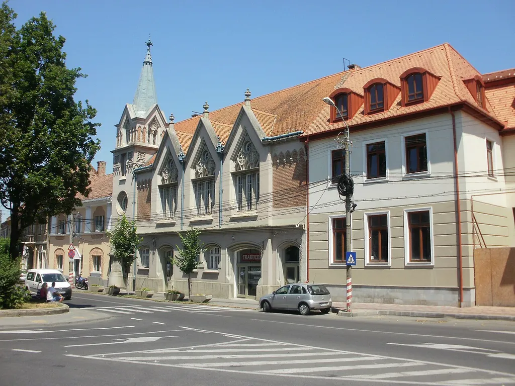 Bolyai street Unitarian church in Târgu Mureş