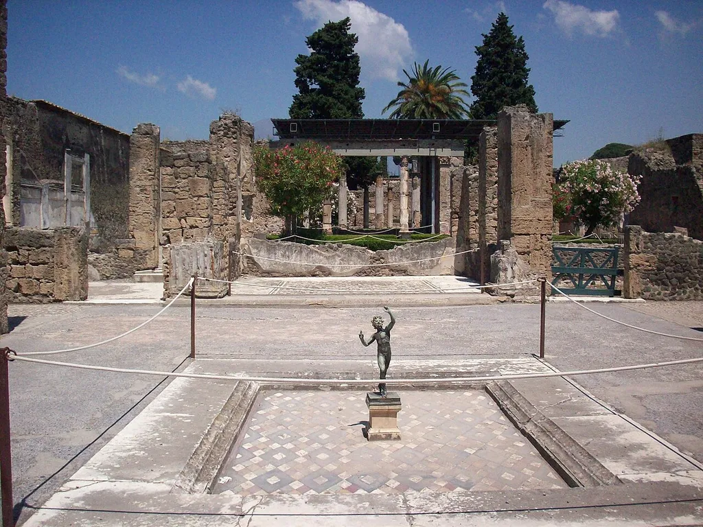 House of the Faun in Pompeii, Italy