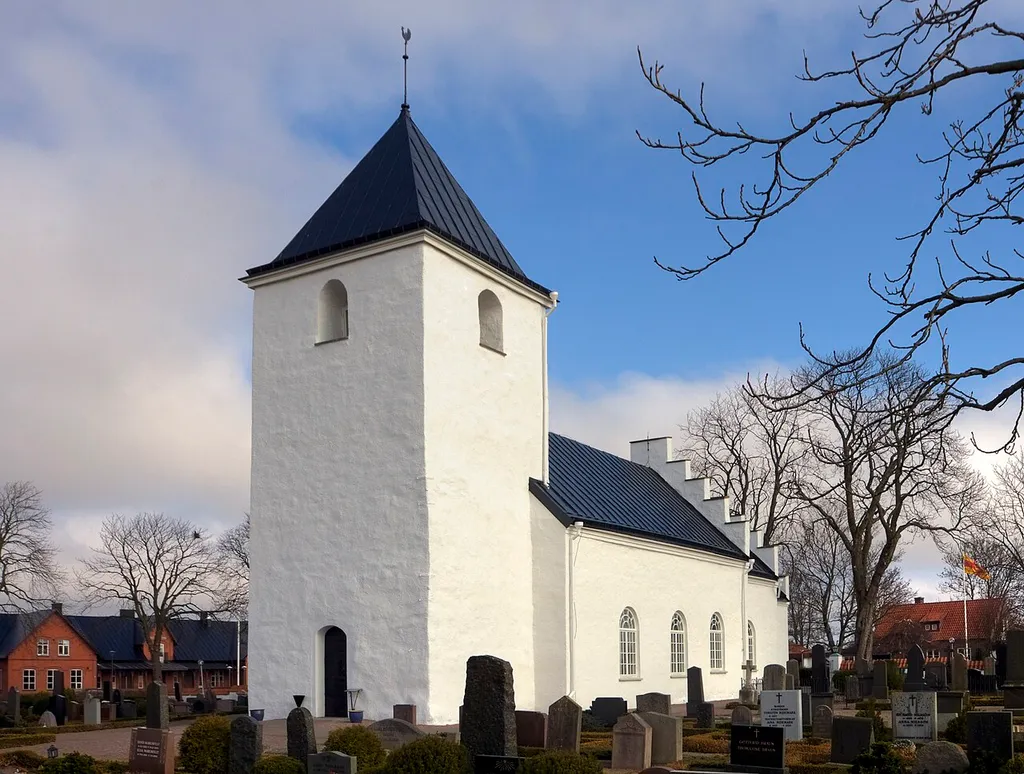 Bjuvs kyrka, parish church of Bjuv Parish in Bjuv, Sweden.