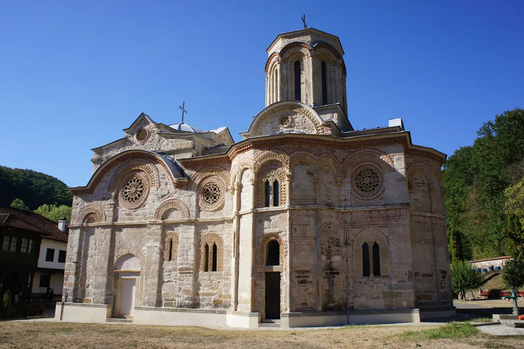 The church of Ljubostinja monastery in Serbia