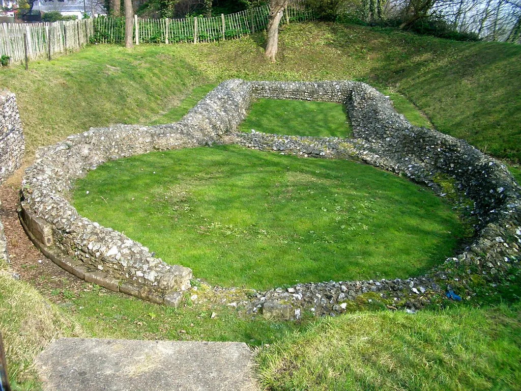 Templar Church, Dover, on the Dover Western Heights, discovered in 1806 during construction of the fortifications there.