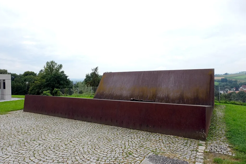 Mahnmal der Bundesrepublik Deutschland der ermordeten Menschen im KZ Mauthausen, Sept. 2020