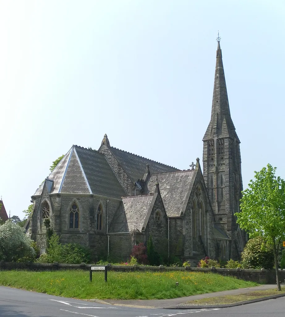 St Mark's Church, Broadwater Down, Royal Tunbridge Wells, Borough of Tunbridge Wells, Kent, England. The Anglican parish church of the Broadwater Down area of Royal Tunbridge Wells.