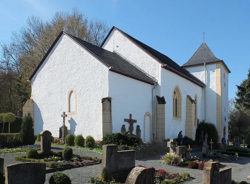 Former parish chuch St. Bartholomäus in Meckel, Germany (northeast view).