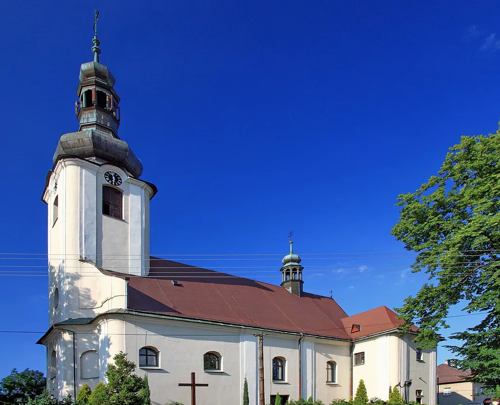 Rudzica, parish church of the Birth of St John the Baptist, build in 1782, 1945-1946, 1998-2001