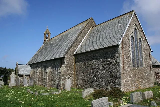 Church at Four Lanes This is the Church of St Andrew for the Parish of Pencoys. It was built in 1882.
