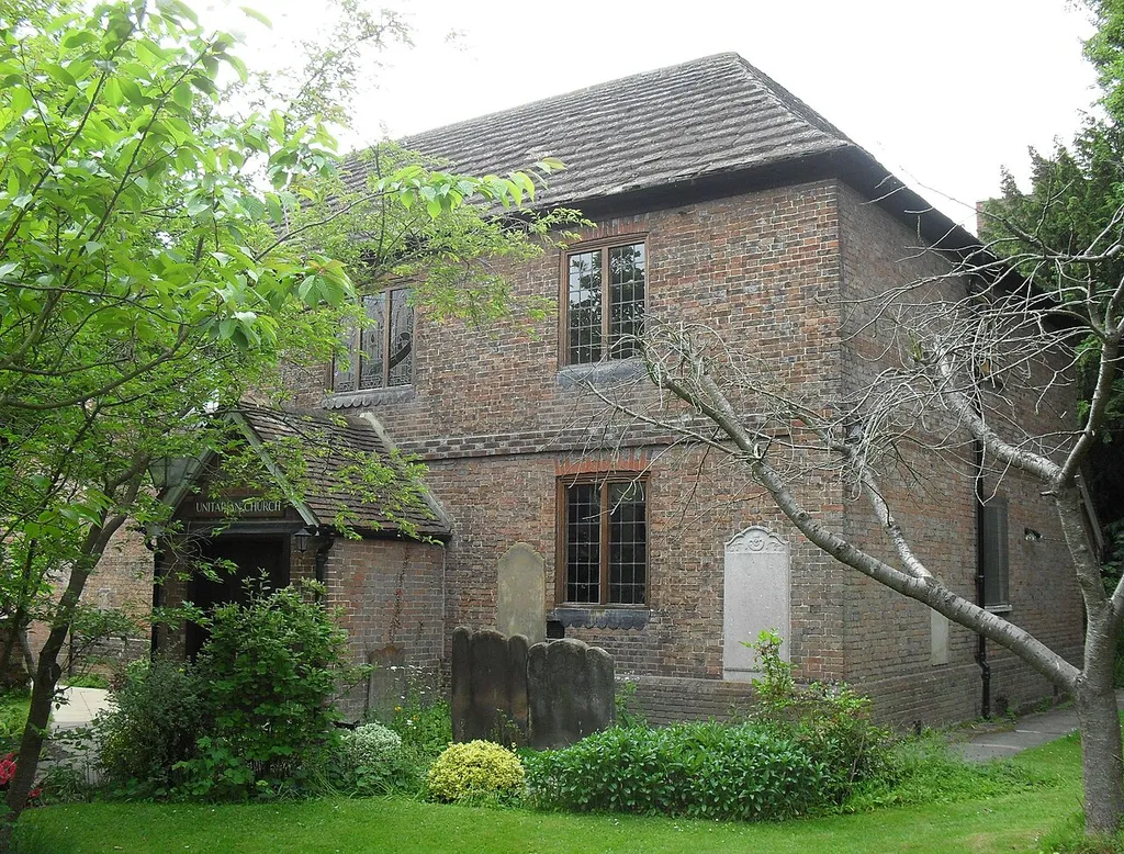 Horsham Unitarian Church, Worthing Road, Horsham, West Sussex, England. Apparently built between 1720 and 1721. Listed at Grade II by English Heritage (IoE Code 298204)