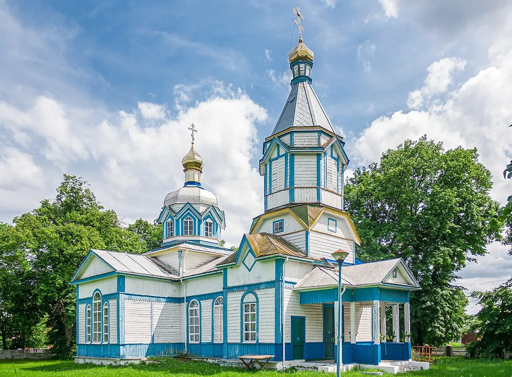 Saint Michael church in Rosishky, Ukraine