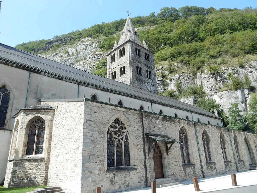Abbey of St. Maurice, Agaunum. External view, west side