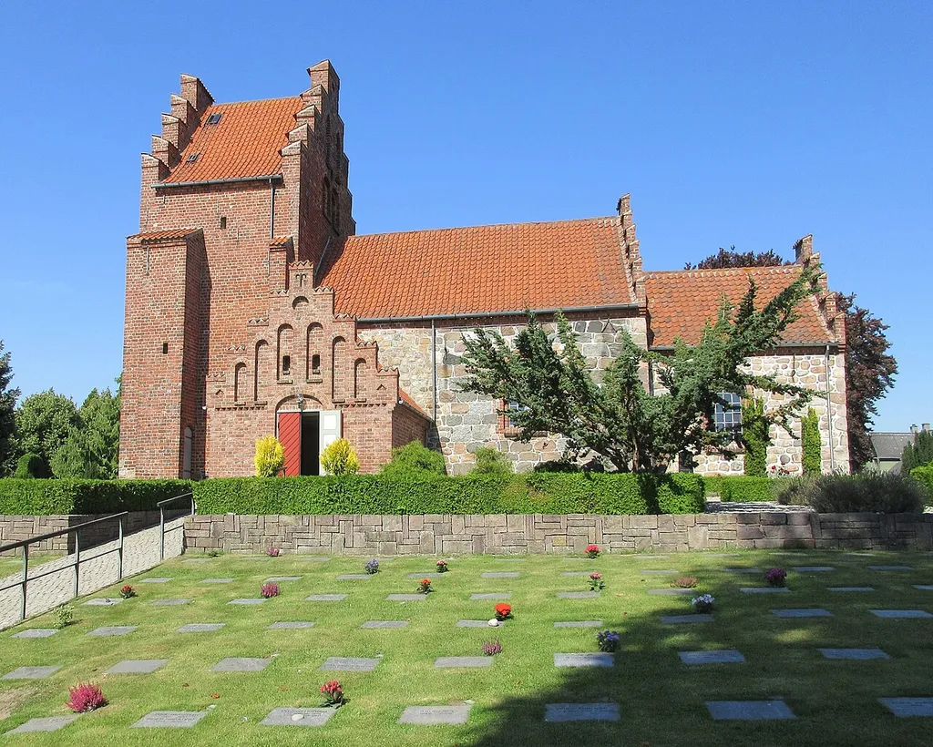 Blovstrød Kirke in Allerød Municipality, Denmark