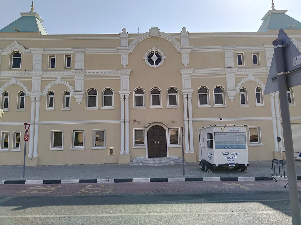 Front view of Russian Orthodox Church, Sharjah