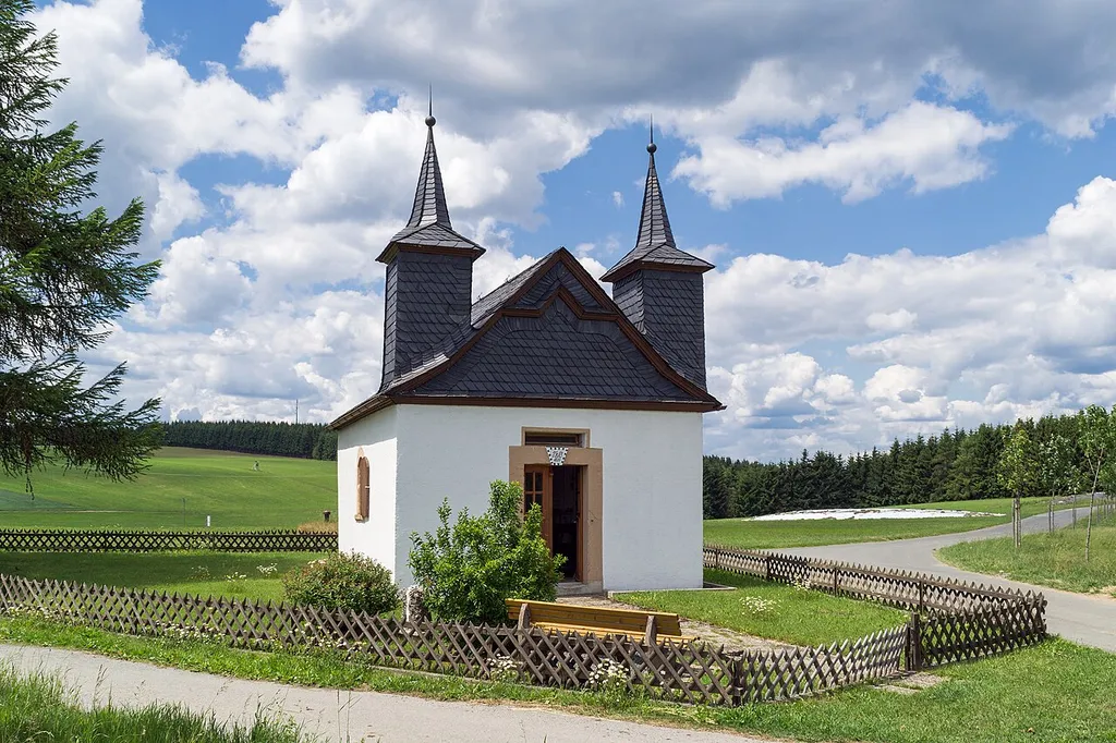 Feldkapelle St. Maria nahe der oberfränkischen Gemeinde Reichenbach.