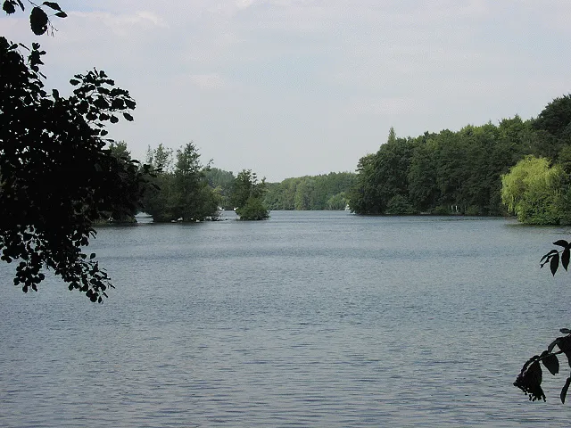 Ansicht des Hariksees am Niederrhein