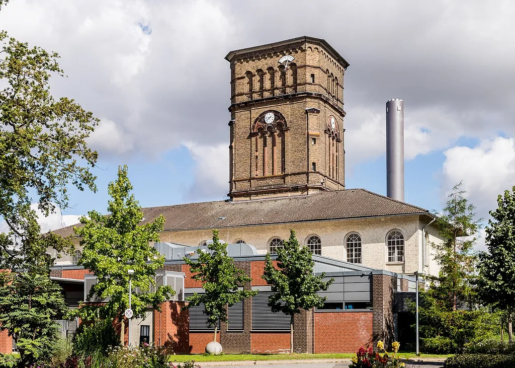 Maschinenhaus mit Wasserturm, LVR-Klinik Düren
