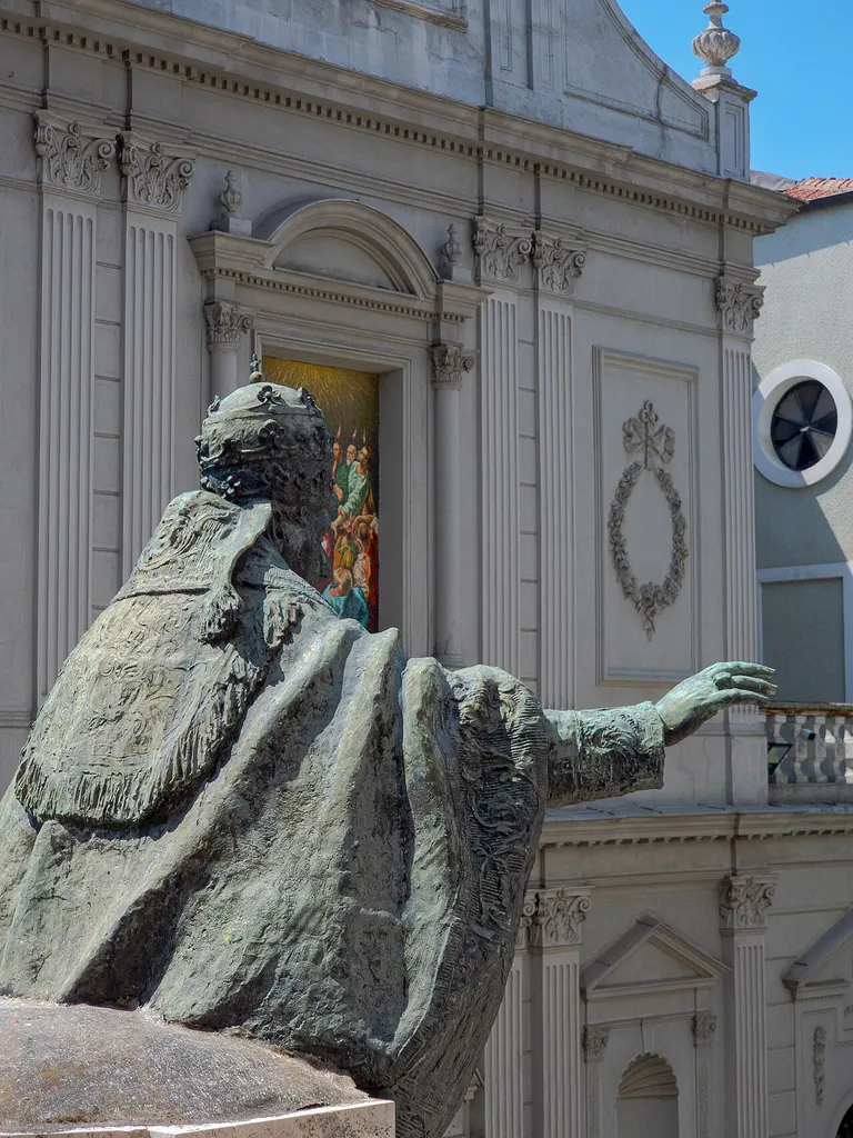 Photo of Pope Benedict XVI taken from Notre Dame de Sion Istanbul