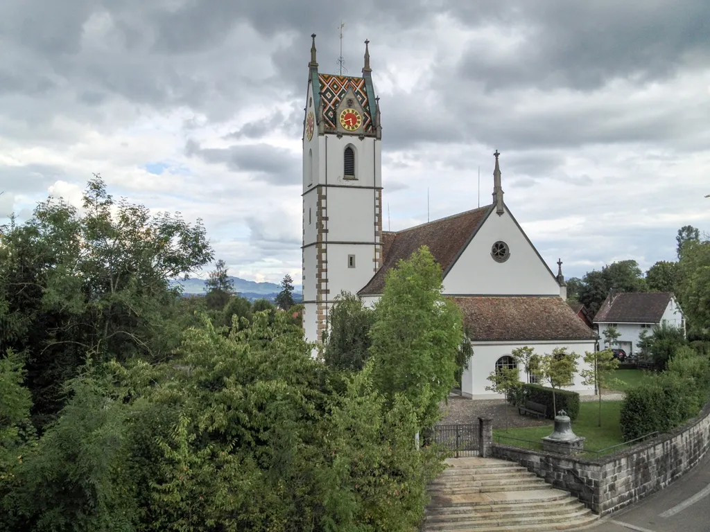 Protestant Church in Maur, Kanton of Zurich, Switzerland