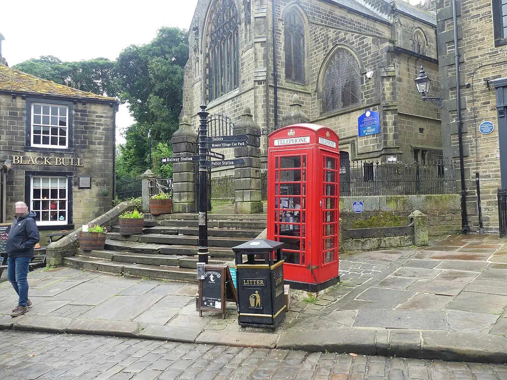 Grade II listed as "Steps, gatepiers, gates and railings to east of Church [of] St Michael And All Angels" (Haworth, West Yorkshire). .mw-parser-output .messagebox{margin:4px 0;width:auto;border-collapse:collapse;border:2px solid var(--border-color-progressive,#6485d1);background-color:var(--background-color-neutral-subtle,#fbfcff);color:var(--color-base,#202122);box-sizing:border-box;border-inline-start-width:8px}.mw-parser-output .messagebox.mbox-small{font-size:88%;line-height:1.25em}.mw-parser-output .mbox-warning,.mw-parser-output .mbox-speedy{border:2px solid var(--border-color-error,#b22222);background:var(--background-color-error-subtle,#ffdbdb);border-inline-start-width:8px}.mw-parser-output .mbox-serious,.mw-parser-output .mbox-delete,.mw-parser-output .mbox-stop{border:2px solid var(--border-color-error,#b22222);border-inline-start-width:8px}.mw-parser-output .mbox-issue,.mw-parser-output .mbox-content{border:2px solid #f28500;background:var(--background-color-warning-subtle,#ffe);border-inline-start-width:8px}.mw-parser-output .mbox-query,.mw-parser-output .mbox-style{border:2px solid #f4c430;background:var(--background-color-warning-subtle,#ffe);border-inline-start-width:8px}.mw-parser-output .mbox-shit{border:2px solid #960;border-inline-start-width:8px}.mw-parser-output .mbox-license{border:2px solid #88a;border-inline-start-width:initial}.mw-parser-output .mbox-legal{border:2px solid var(--border-color-notice,#666);background:var(--background-color-base,#fff);border-inline-start-width:8px}.mw-parser-output .mbox-honor{border:2px solid #ca3;background:var(--background-color-warning-subtle,#fcf4db);border-inline-start-width:8px}.mw-parser-output .mbox-growth{border:2px solid #8d4;background:var(--background-color-success-subtle,#d5fdf4);border-inline-start-width:8px}.mw-parser-output .mbox-move{border:2px solid #93c;border-inline-start-width:8px}.mw-parser-output .mbox-protection,.mw-parser-output .mbox-message{border:2px solid var(--border-color-base,
