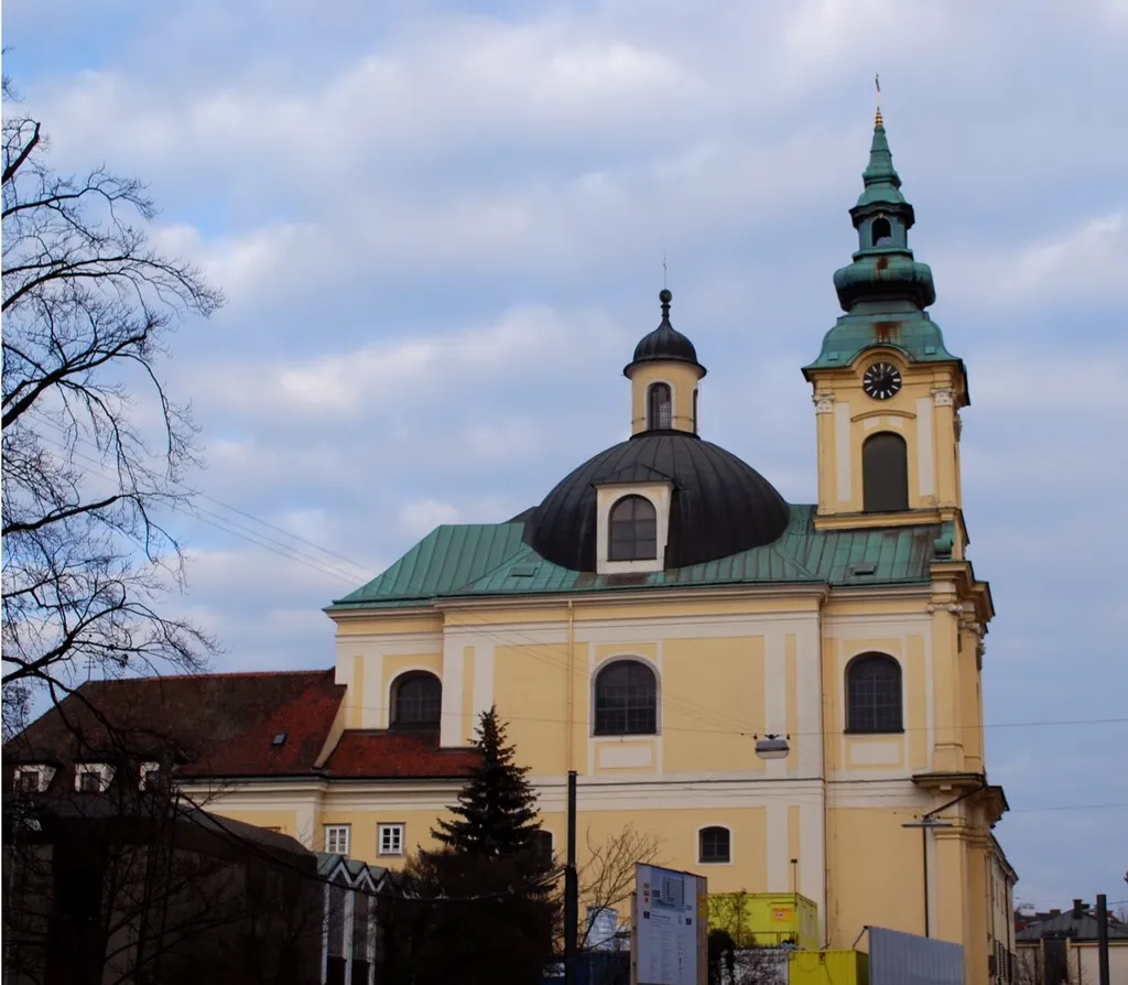 Church of the order of Elisabeth, Linz, Austria; from the west