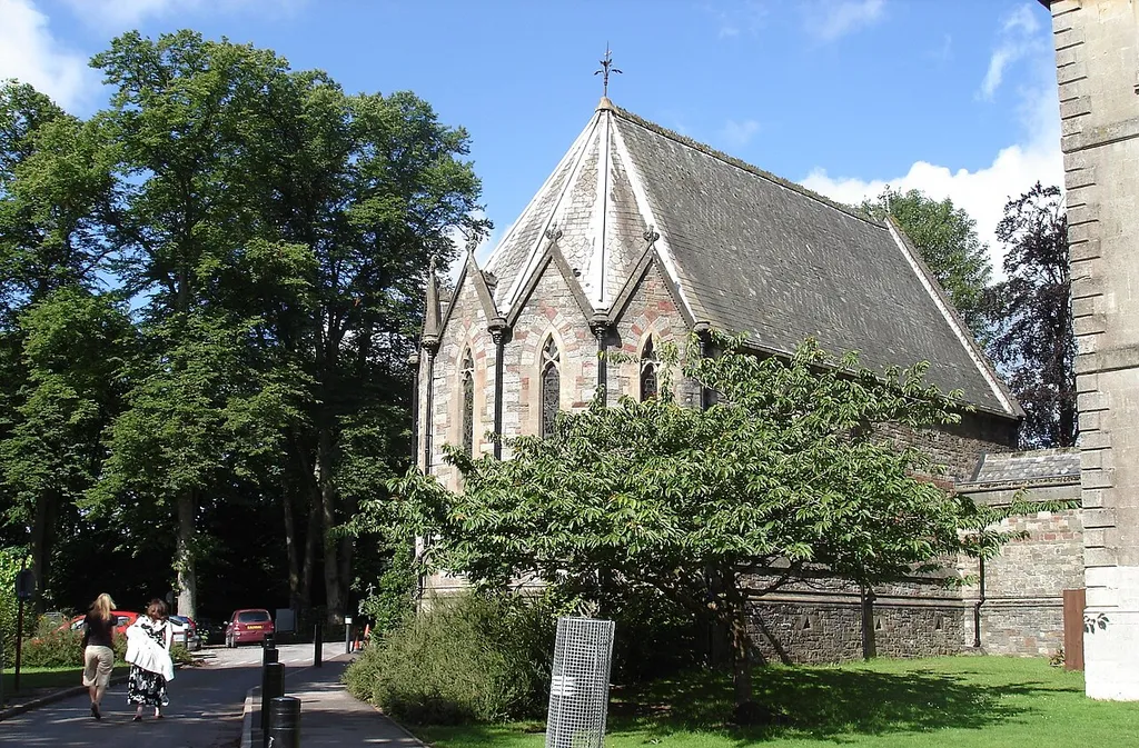 19th-century Gothic revival chapel of The Cathedral School, Llandaff, Cardiff, Wales