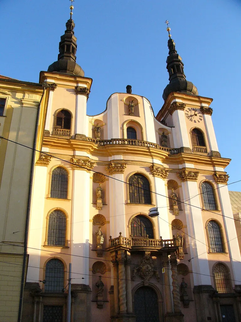 The Church of the Virgin Mary of the Snow in Olomouc (Czech Republic).