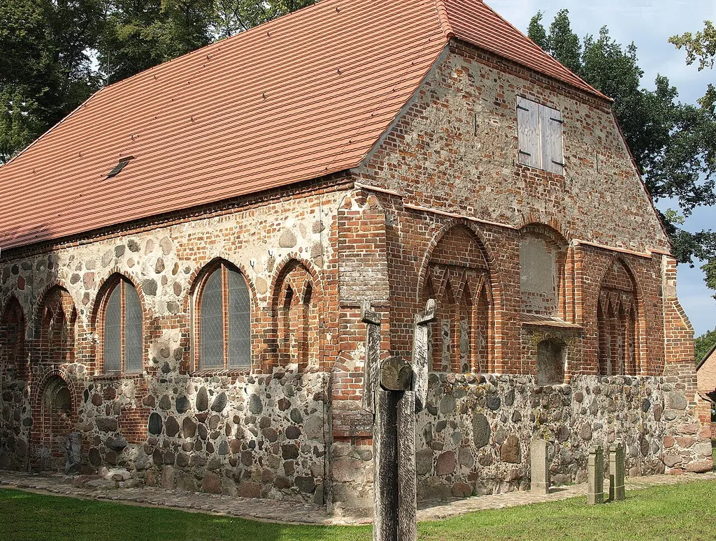 Church of Liepe/Usedom, Germany.