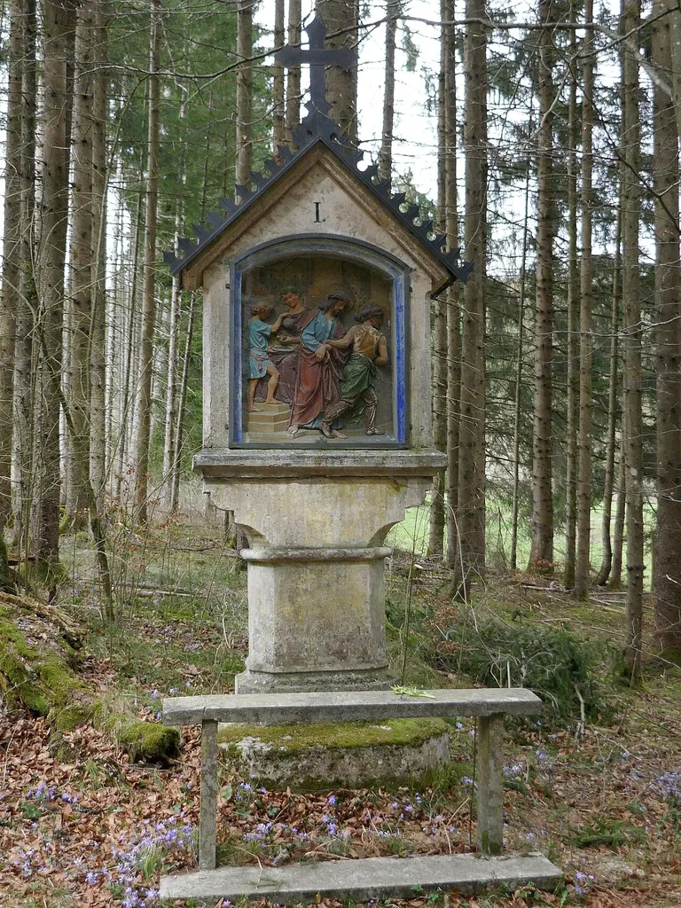 Kreuzwegstation Burg in Wielenbach