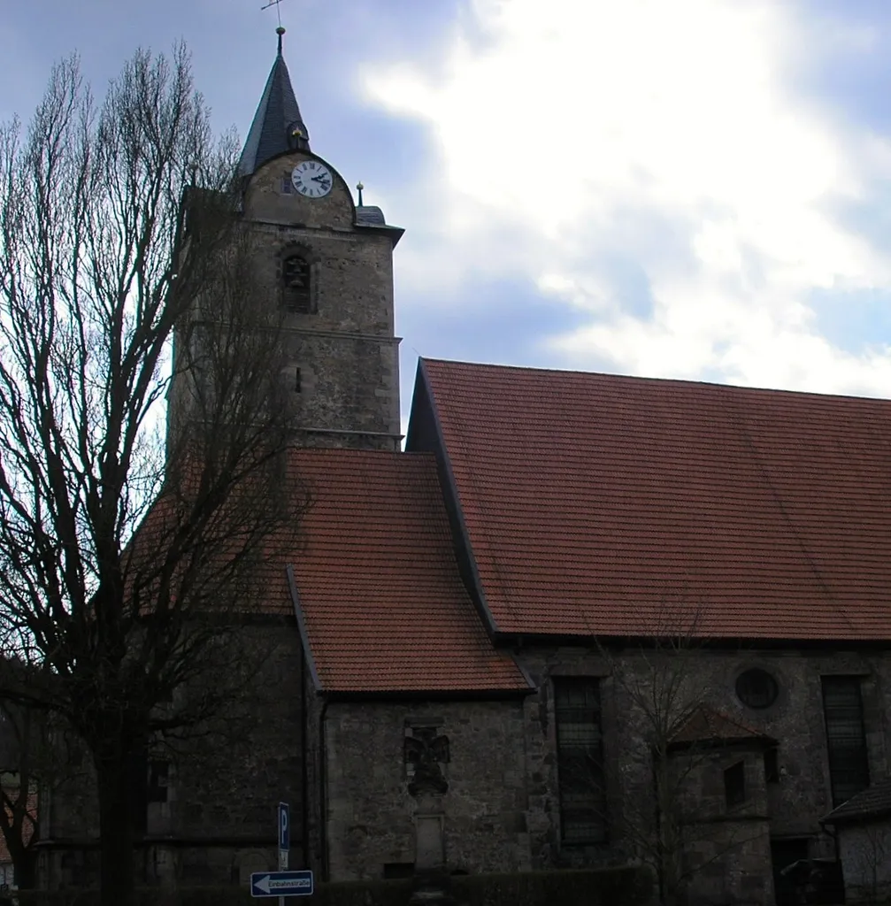 Die Stadtkirche von Themar (Thüringen).