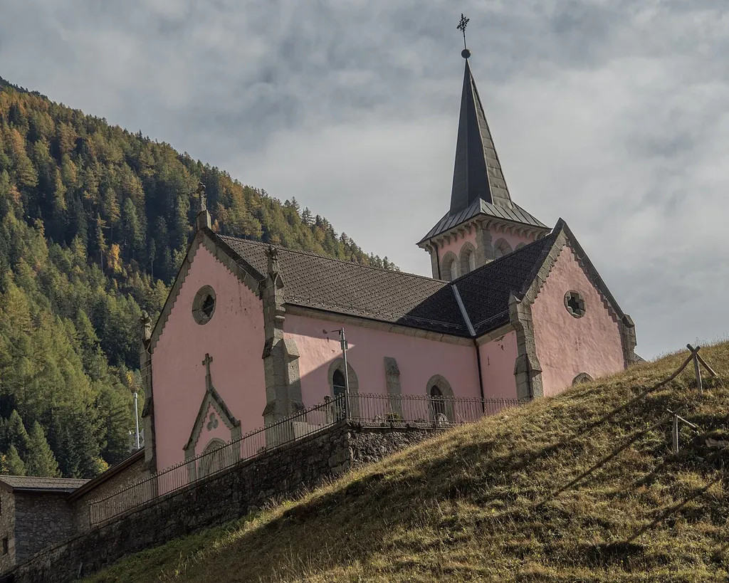 Church San Bernard, Trient, Canton of Valais, Switzerland