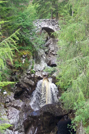 Upper bridge, Falls of Bruar, Scotland