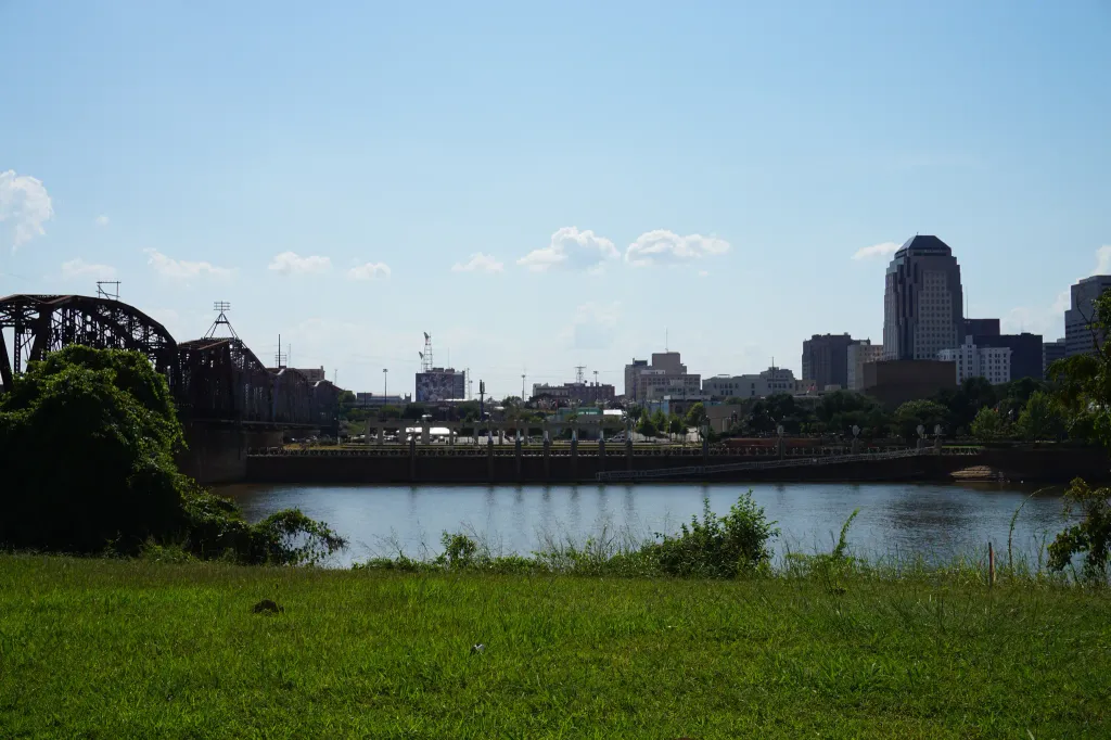 Red River Bridge in Shreveport, LA, USA
