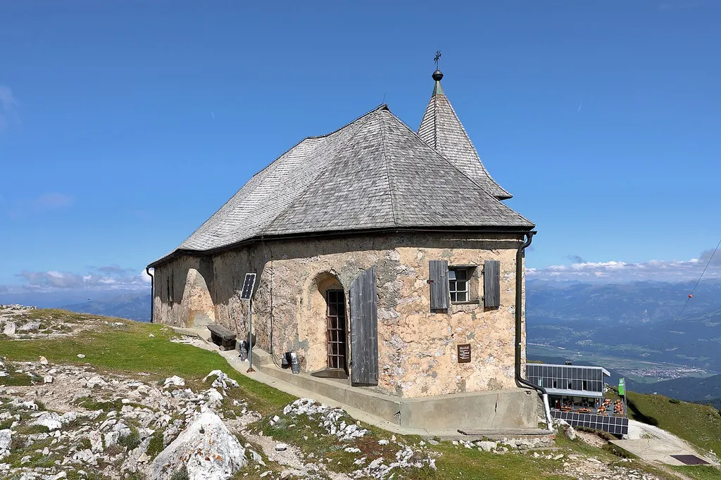 Chapel St. Mary on the Holy Stone on the Dobratsch in Carinthia.