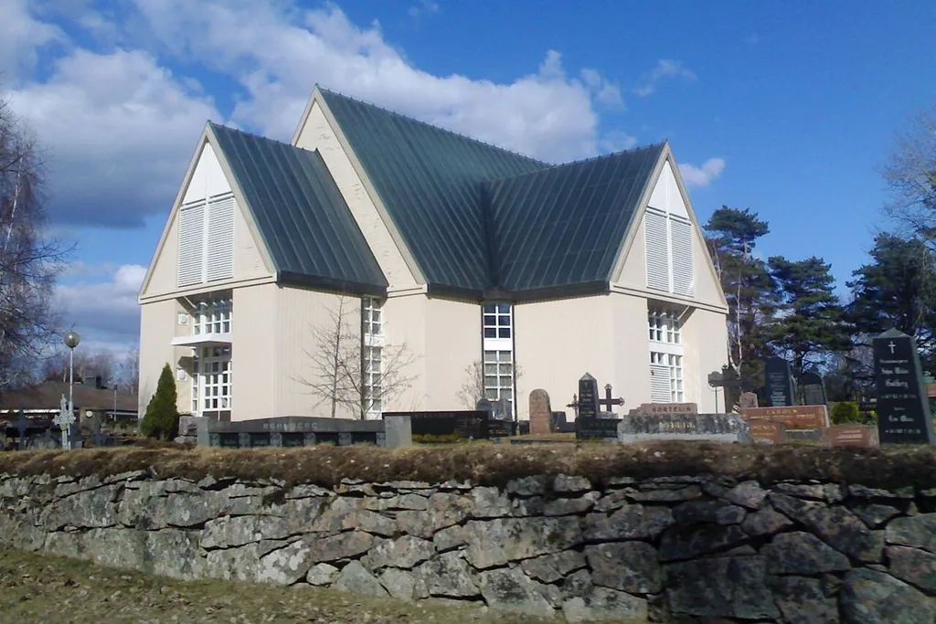Bromarv Church in Bromarv, Raseborg, Finland