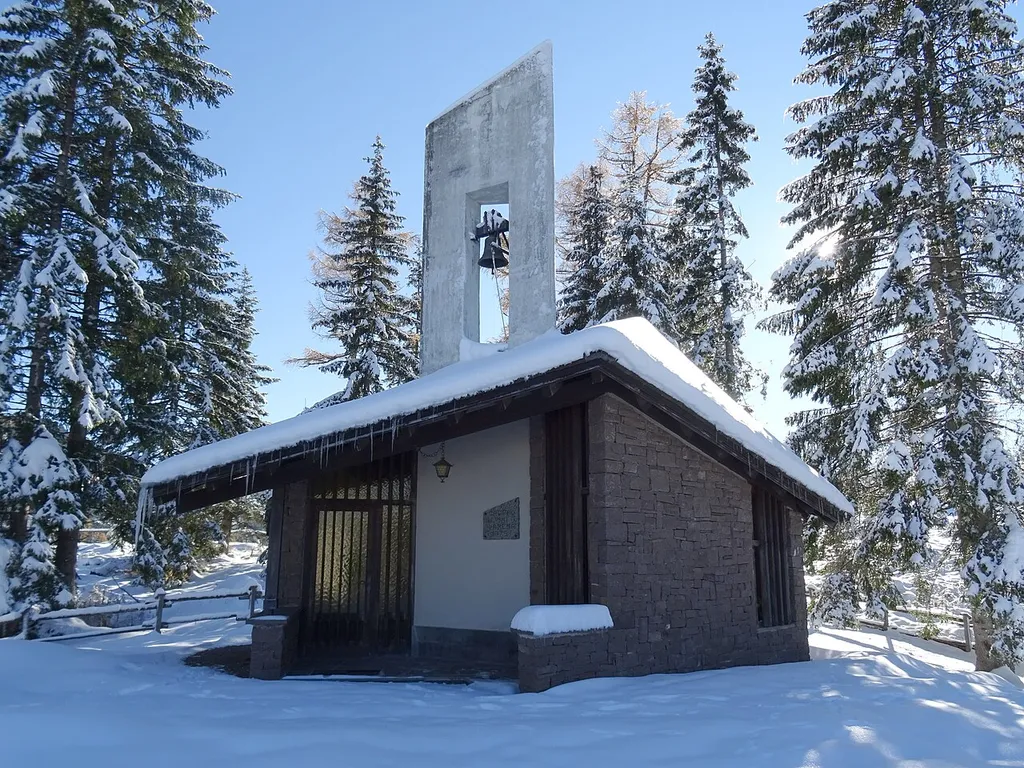 Lavazè Pass (Ville di Fiemme, Trentino, Italy), alpine church