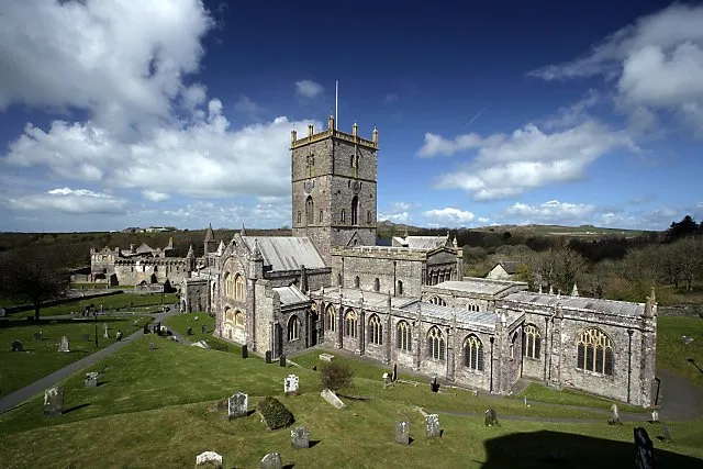 St Davids Cathedral and Bishops Palace St Davids Cathedral, a site of worship since around 600 AD.