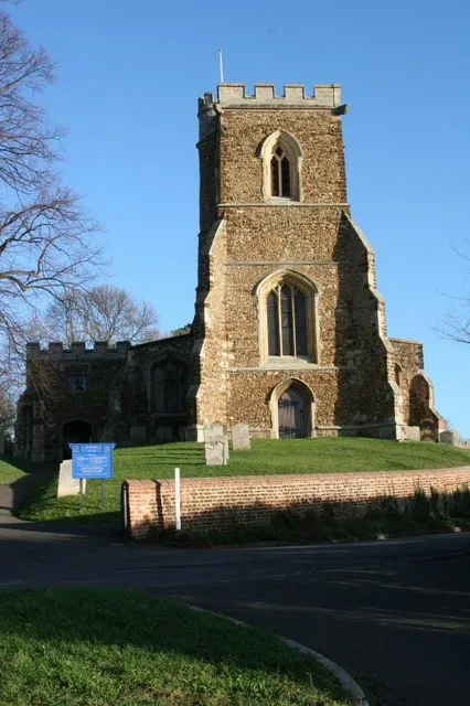 St Mary the Virgin parish church, Potton, Bedfordshire, seen from the west