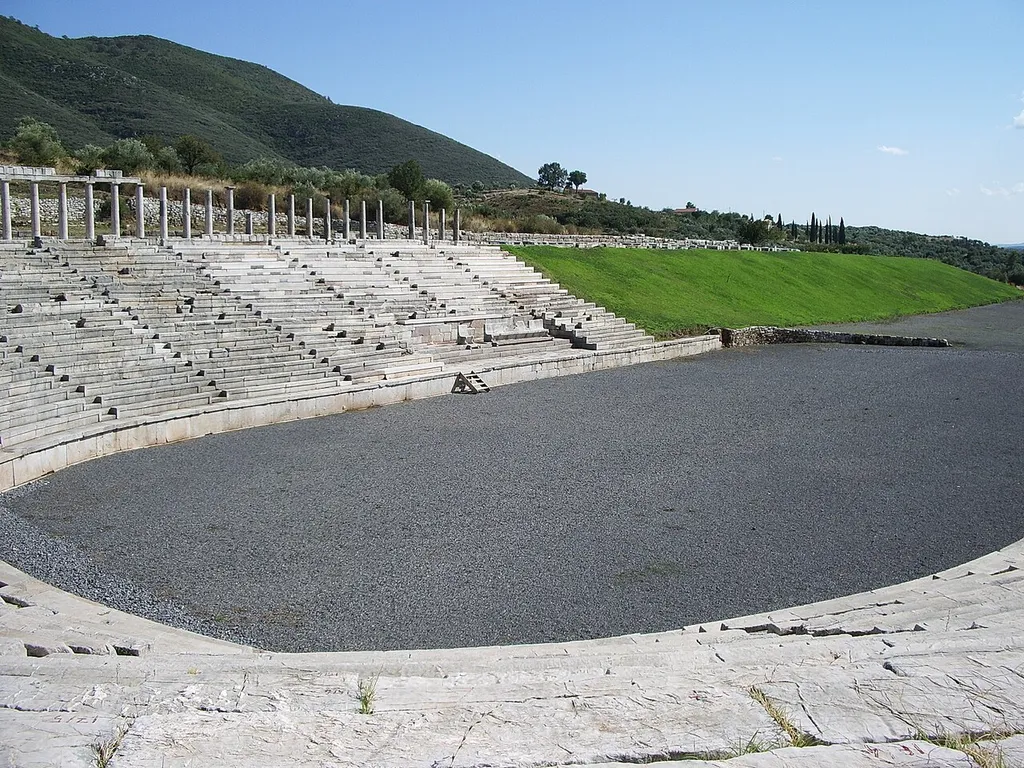 Antikes Stadion in Messene