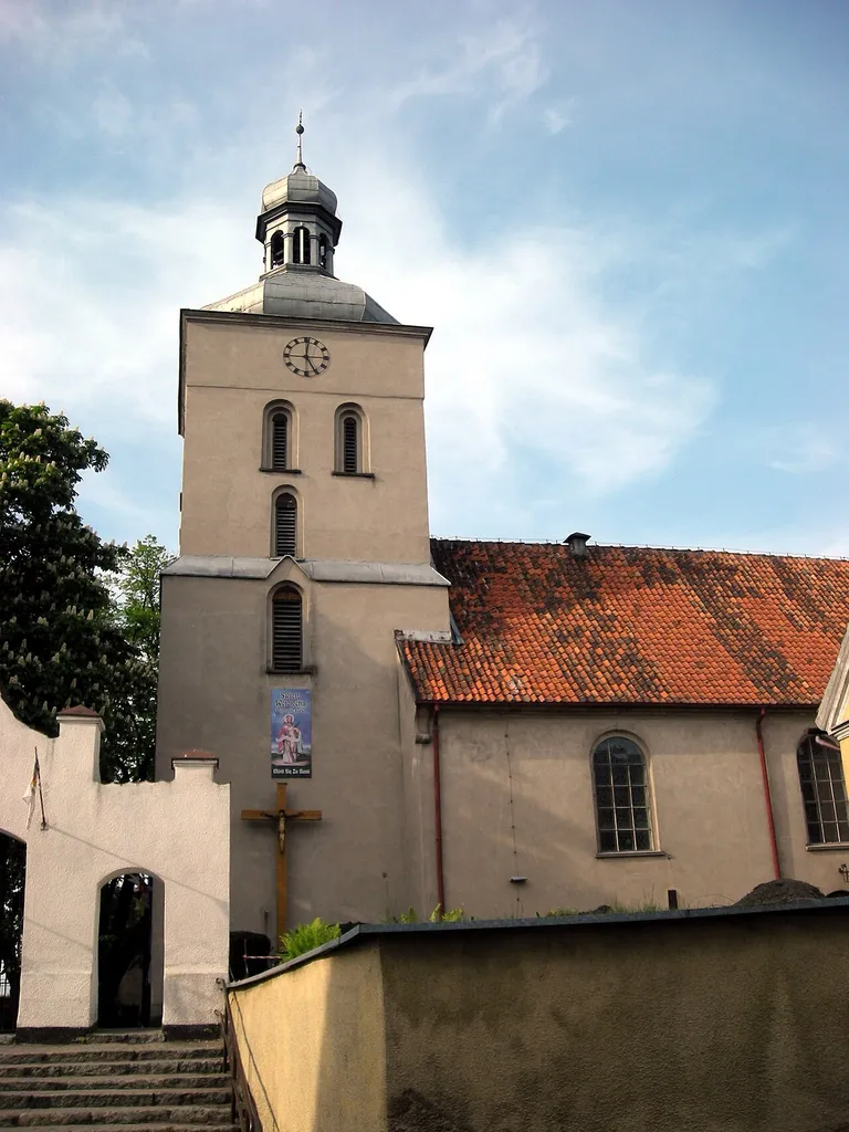 The church in Lidzbark, Poland.
