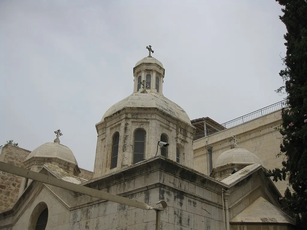 Muslim Quarter - Church of the Condemnation הרובע המוסלמי בירושלים - כנסיית ההלקאה - התחנה השנייה של הויה דולורוזה