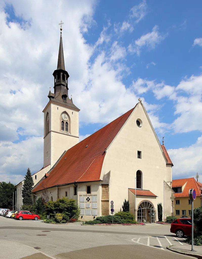 Stadtpfarrkirche Mariae Geburt in der österreichischen Gemeinde Bruck an der Mur im steirischen Bezirk Bruck-Mürzzuschlag.