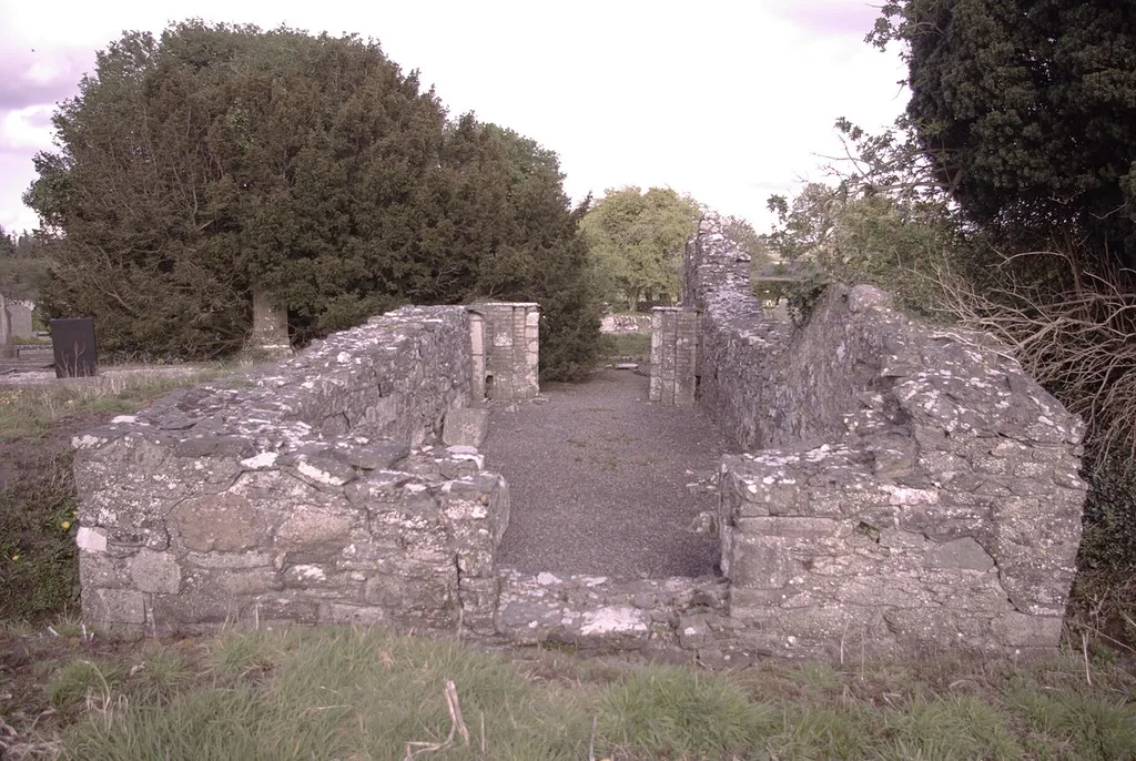 Ruin of Kilteel church, County Kildare, Ireland, from the west