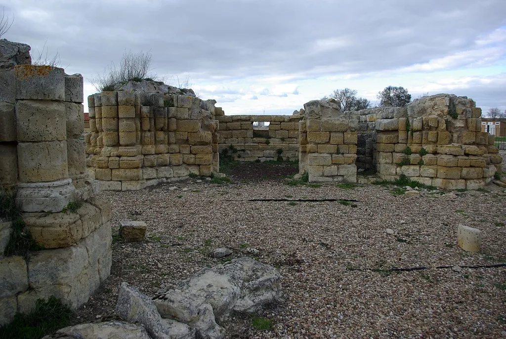 Church ruins ofSaint Mary of Matallana monastery in Villalba de los Alcores (Valladolid, Spain).