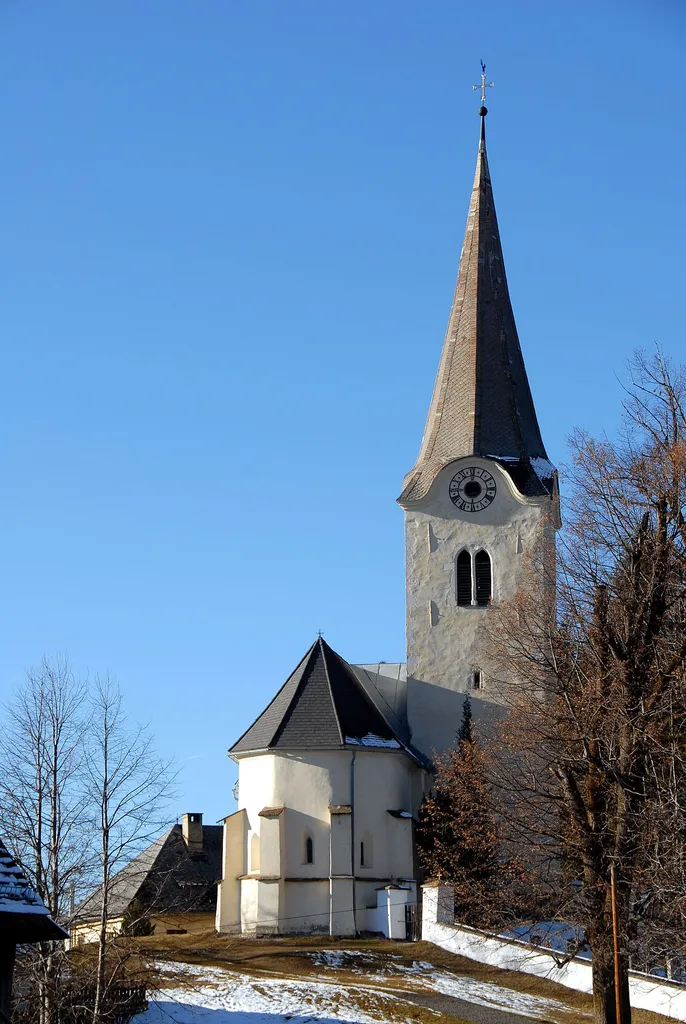 Parish church Holy Oswald at Saint Oswald, market town Eberstein, district Sankt Veit an der Glan in Carinthia / Austria / European Union