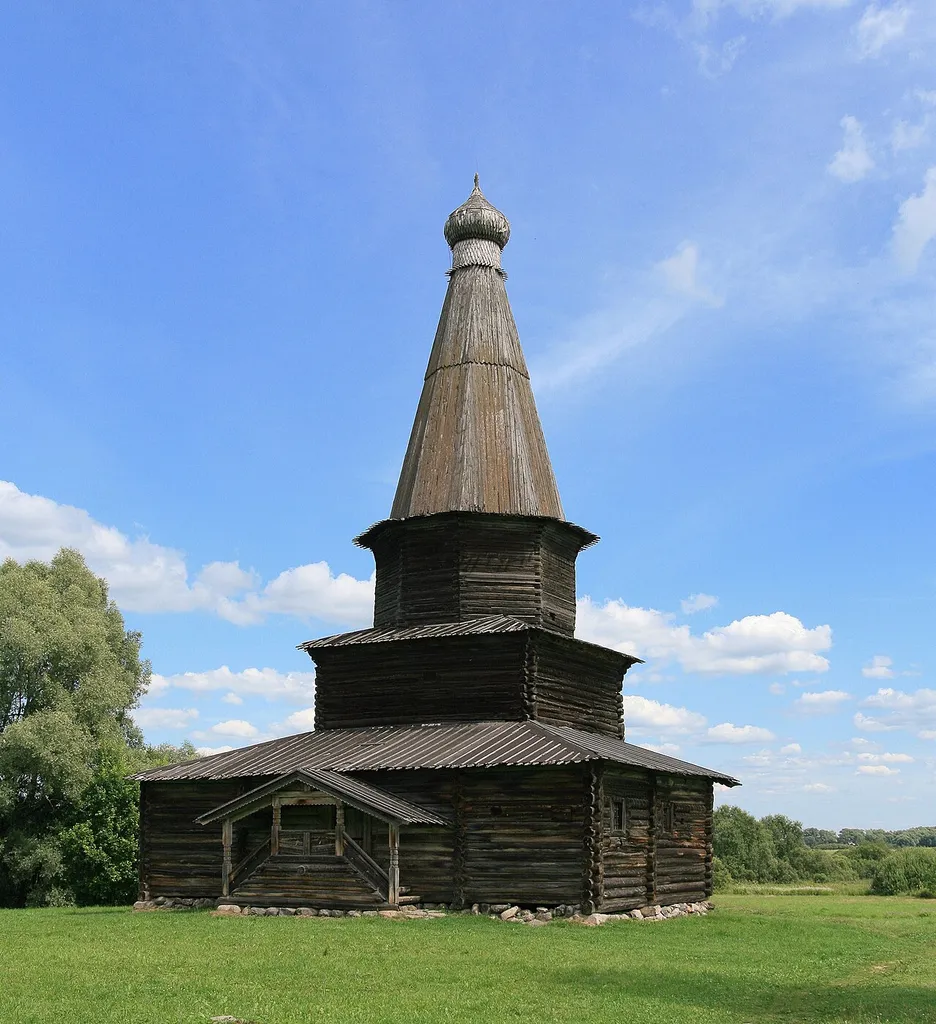 Church of the Dormition of the Theotokos from Kuritsko, Vitoslavlitsy museum, Veliky Novgorod