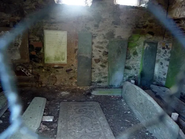 The Kilfinan Stones Housed in the Lamont Vault at Kilfinan Parish Church is an important collection of burial stones and memorials, some dating back to the 9th century. A list can be found on the Friends of Kilfinan site. Plans have been developed to restore the Lamont Vault and the stones, providing a public viewing gallery from the external steps. http://www.drumcot.org/lamontvault.html