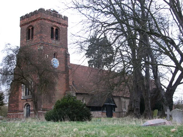 All Saints Church - Epping Upland, Essex. This church dates back to Norman times, although it was largely restored in 1878.