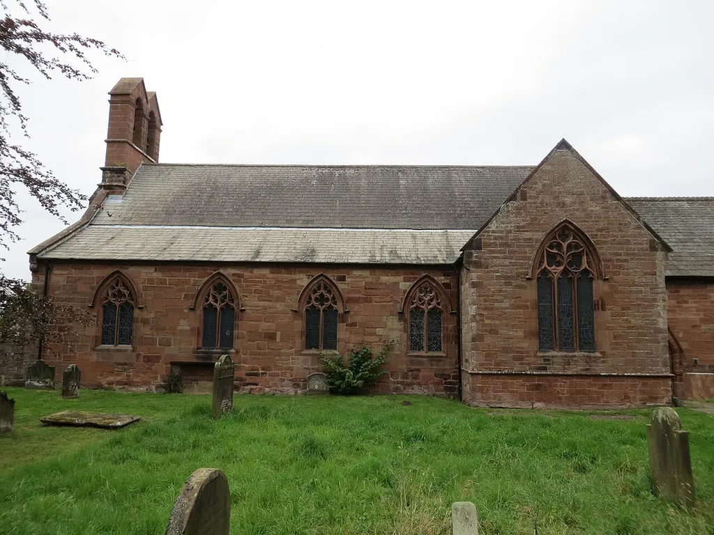 South aisle and south transept of St Michael's parish church, Dalston, Cumbria, seen from the south